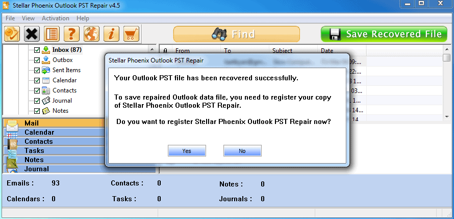 Stellar Phoenix Outlook Recovery 4