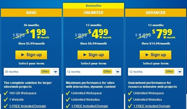 1-and-1-web-hosting-pricing