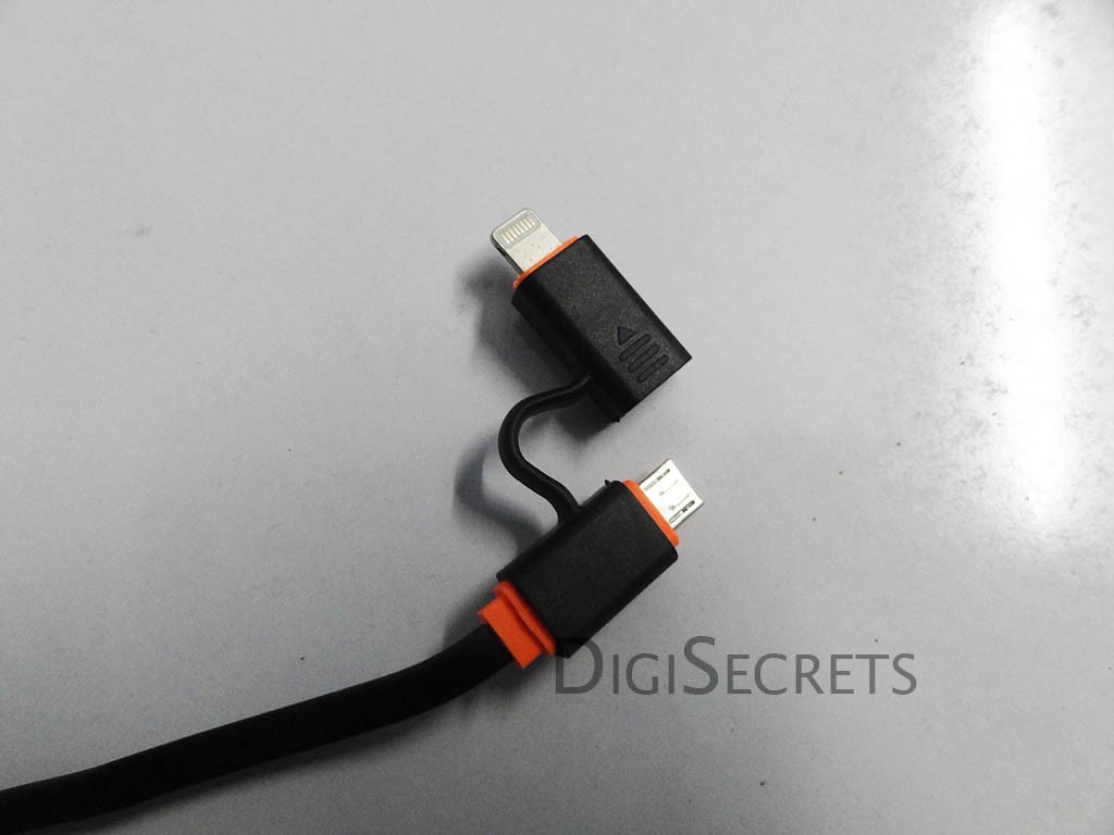 Olixar Non-Tangle Micro USB Lightning Cable 1