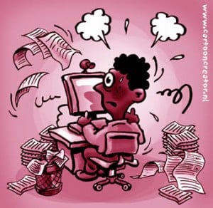 Stress Affects Blogging