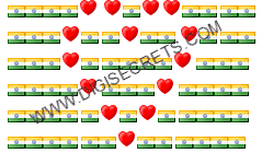 Skype Emotion Art - INDIA FLAG WITH HEART
