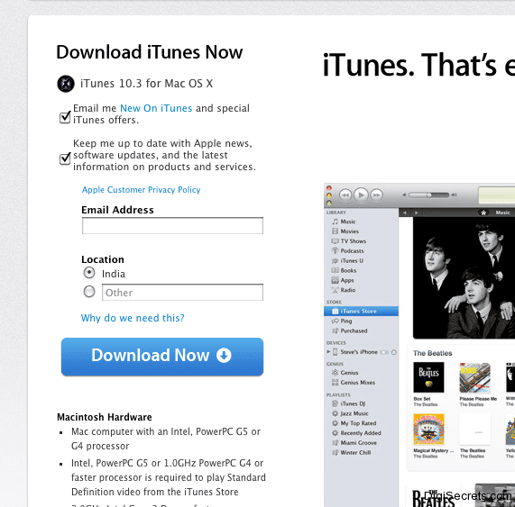iTunes 10.3