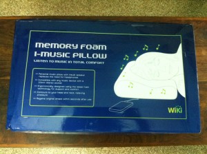 iMusic Memory Foam Pillow