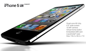 Liquid Metal iPhone 5 Concept