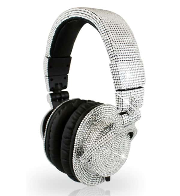 DJ Headphone made from Swarovsky crystal